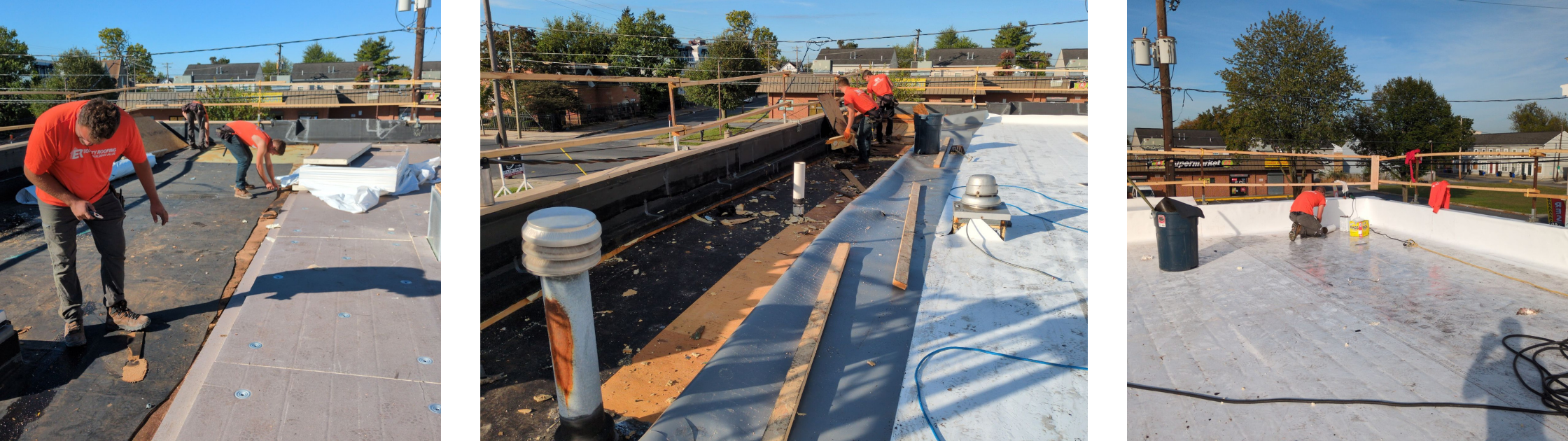roof replacement for Dominos in Harrisburg, PA