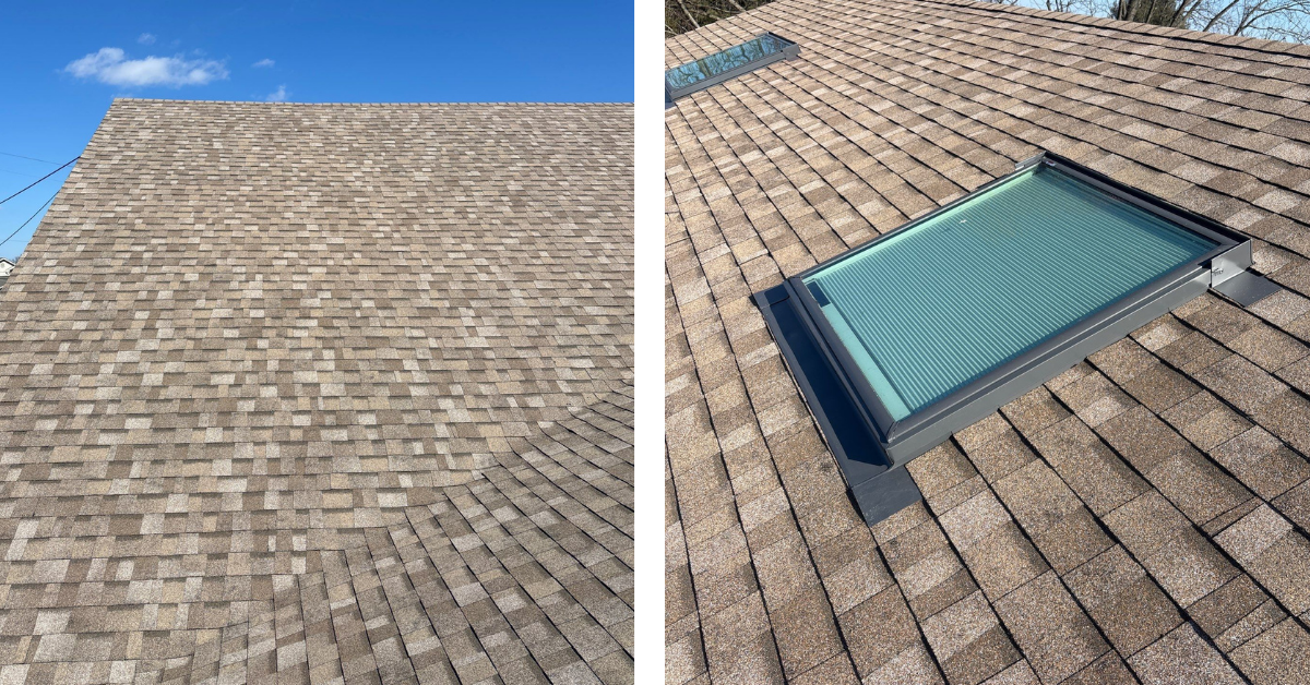 Roof and skylight replacement for church in Milton, PA