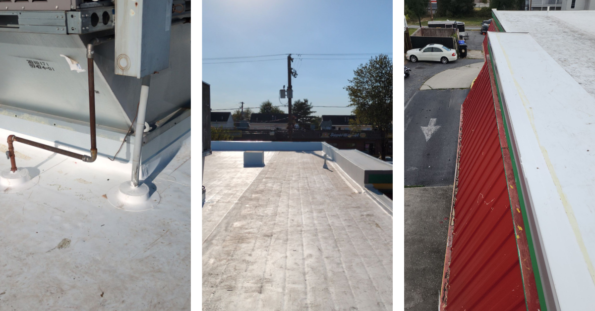 new flat roof by Equity Commercial Roofing in Harrisburg, PA