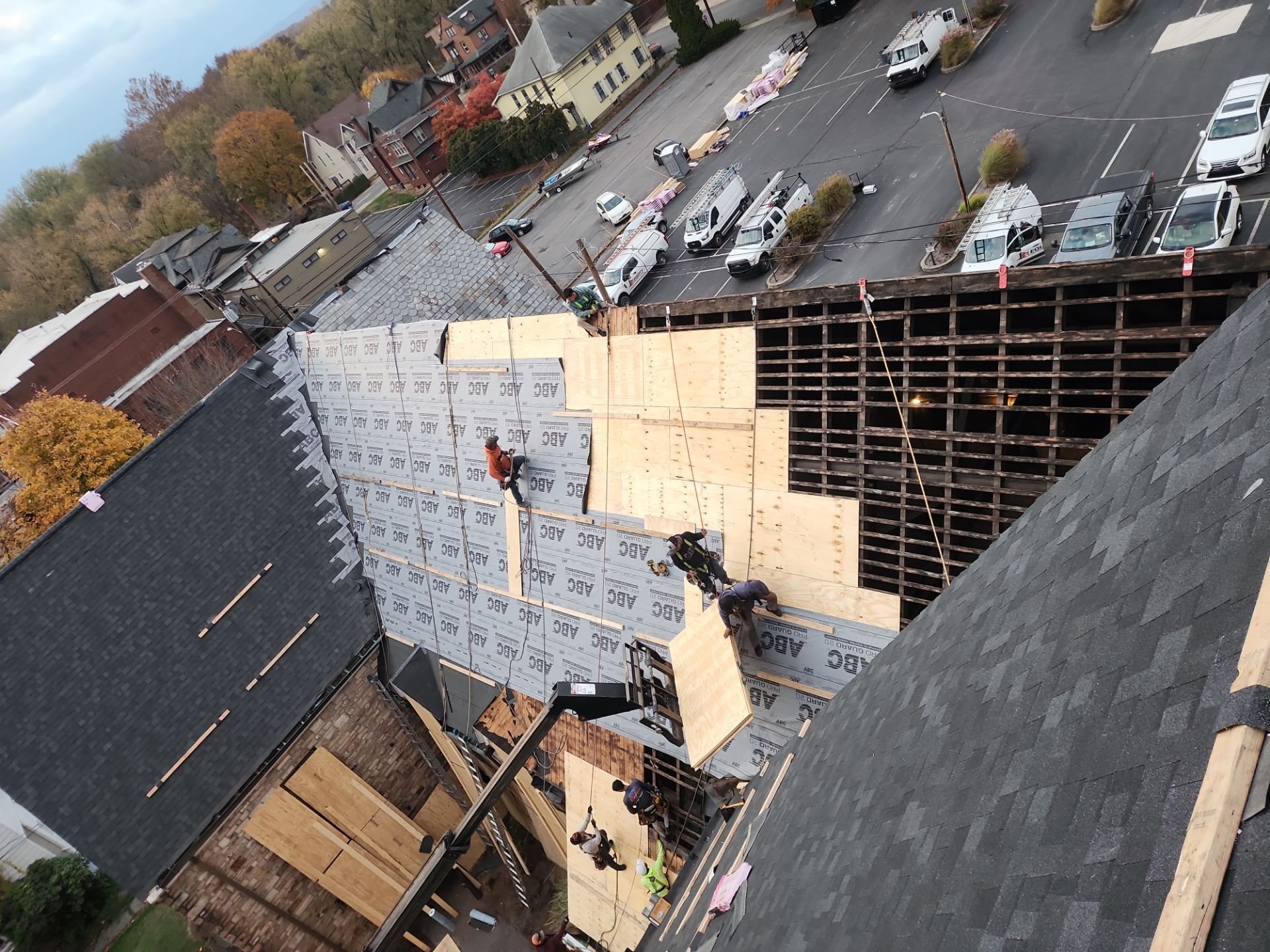 Roof replacement for historic church in Milton PA