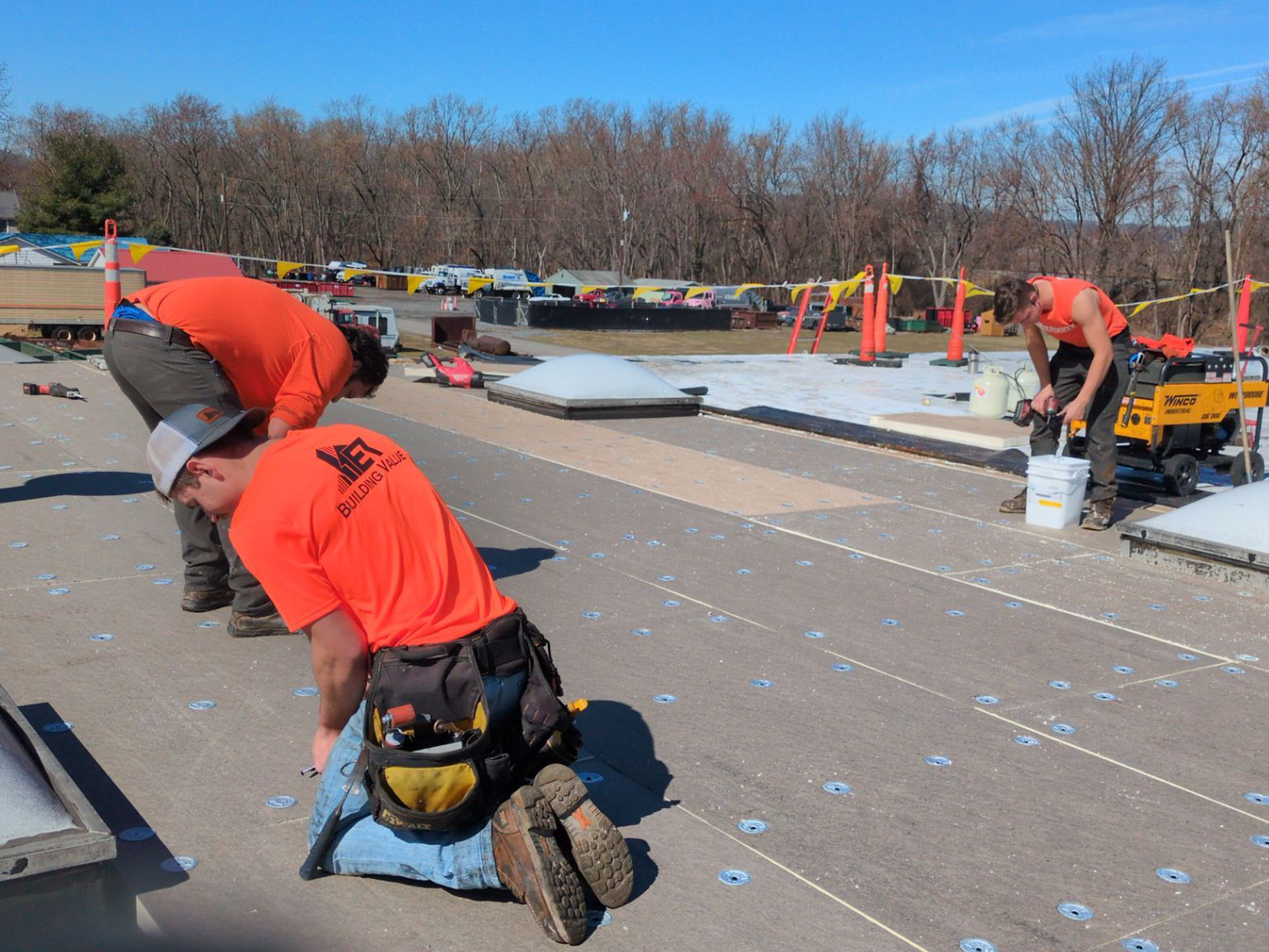 TPO roof installation in Williamsport, PA