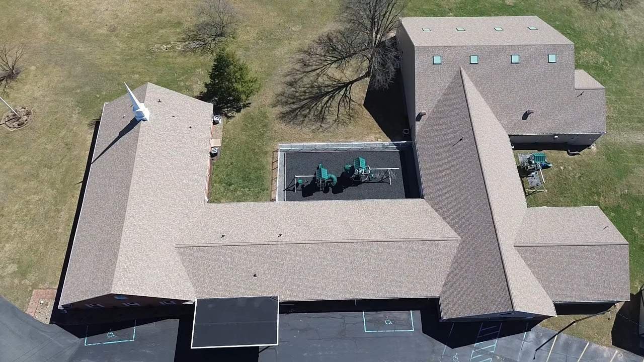 First Baptist Church in Milton, PA with new roof by Equity Commercial Roofing